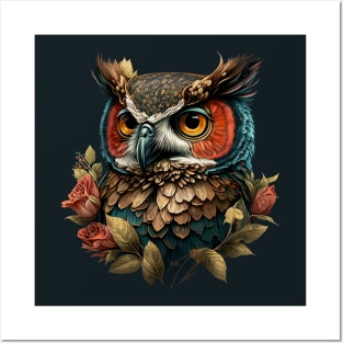 Owl spring Posters and Art